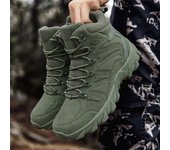 Upgraded Desert Combat Training Boots Male Outdoors Camping Anti-wear Rapid Response Hiking Shoes Fishing Hunting Sneakers Men