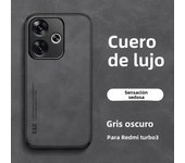 Luxury Leather Case for Redmi Turbo3 A2 A1 13C 12C 12 10X 10C 10 5G 4G Note9S 9 8 ProMax Cover with Metal Plate Support Car Hold
