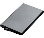 Tarjetero RFID automático emergente, tarjetero de crédito, tarjetero metálico ultrafino, 10 x 6,2 cm