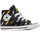 Zapatillas marca Converse modelo A08375C para kids en color negro
