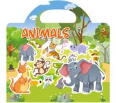 Reusable Jelly Sticker Book for Kids - Early Learning Fun with 2 Sizes & Various Themes