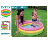 Piscina hinchable 3 aros bebe Intex (86x25 cm) 68L.