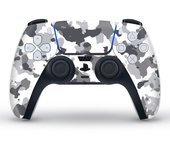 Data Frog Camouflage Skin Sticker For PS5 Gamepad Joystick Protective Decal Cover For Playstation 5 Controller Game Accessories
