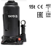 YATO YT-17006 - Gato de Botella hidráulica 15t