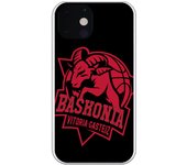 Funda original compatible con iPhone 13 - Baskonia escudo rojo fondo negro