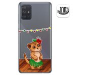 Tumundosmartphone Funda Gel Transparente para Samsung Galaxy A71 5G diseño Suricata Dibujos