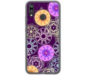 Tumundosmartphone Funda Gel Tpu para Huawei P20 Lite Diseño Radial Dibujos