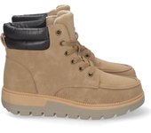 PuntoSalao Botas bajas de montaña marrones con cordones para mujer