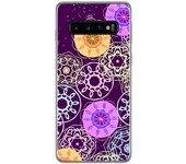 Tumundosmartphone FUNDA de GEL TPU para Samsung Galaxy S10 Plus diseño Radial Dibujos