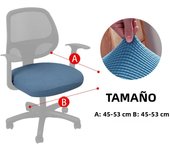 Chair Cover Office Computer Spandex Split Seat Cover Universal Office Anti-dust Armchair Cover 1PCS
