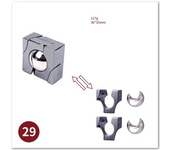 Metal Puzzle Brain Teasers Grow the Intellect Box Unwrapped Toys For Kids Adults Fidget For Logica Games