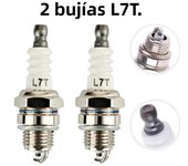 2pcs L7T Spark Plug For Gasoline Chainsaw and Brush Cutter motosierra gasolina Chainsaws Spare Parts Garden Tools