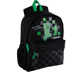 Mochila Escolar Americana Minecraft Creeper  41 x 31 x 13.5 cm