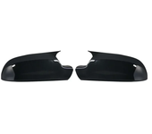 Carbon Look black full replacement with clips car door side mirrors caps rearview mirror cover for Audi A4 A5 B8.5 A3 A6 C6 Q3
