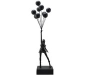 Art Balloon Girl Statues Banksy Flying Balloon Girl Sculpture Resin Craft Home Decoration Christmas Gift Living Room Decoration