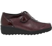 Zapato Cómodo Cuña Mujer Burdeos - Zany by Trebede