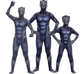 Children's Spider-man Iron Man Costume Cosplay Panther Venom Jumpsuit.a.