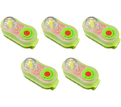 10-1pcs LED Life Jacket Light Energy-Efficient Safety Personal Locator Light Life Vest Signal Light for Swimming Sea Fishing