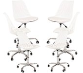 Pack 6 Sillas Mima Office - Blanco