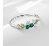 new minimalistic birthstone zircon trend the night sky Inspired twinkling stars Stackable cluster rings jewelry for women girls