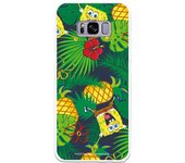 Funda original compatible con Samsung Galaxy S8 - Bob Esponja Fondo Tropical