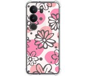 Funda Silicona Antigolpes para Vivo V29 5G diseño Flores 09 Dibujos