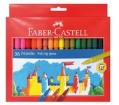 Faber-Castell Estuche Cartón 36 Rotuladores Escolares 554236 Multicolor