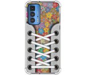 Funda Silicona Antigolpes para Motorola Edge 20 Pro diseño Zapatillas 05 Dibujos
