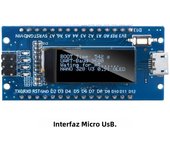 Nano V3.0,Nano Board ATmega328P CH340 Built-in 0.91'' OLED Display 128x32 SSD1306 IIC I2C Compatible for Arduino Nano V3.0