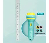 Popular Toys 32 Mode Cartoon Children's Projection Flashlight Mini Projector Baby Early Education Puzzle Enlightenment Toy