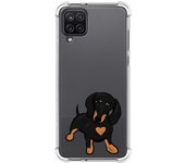 Funda Silicona Antigolpes para Samsung Galaxy A12 diseño Perros 04 Dibujos