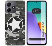 Funda Silicona para Xiaomi Redmi 12 5G diseño Camuflaje 02 Dibujos