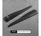 SEAMETAL Universal Car Front Rear Bumper Strip Lip Anti Scratch Protector Carbon Fiber Car Side Skirt Spoiler Diffuser Splitter