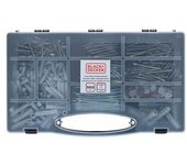 Black & Decker Surtido de Tornillos/tacos/clavos 560 Piezas Black+Decker