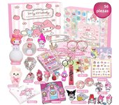 New Sanrio Kuromi Hello Kitty Anime Christmas Calendar Blind Box Advent Figures Halloween Countdown Collectible Girls Toy Gift