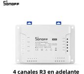 SONOFF 4CH R3 /4CH PRO R3 4 Gang Smart WIFI Switch 433MHZ Din Rail Mounting Wireless Remote Control Timer DIY Switch Via Ewelink