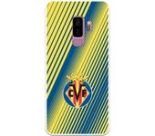 Funda original compatible con Samsung Galaxy S9 Plus | Villarreal escudo fondo rayas | TPU MATE