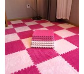10pcs Soft Plush Children's Mat Baby Play Mat Baby Toys Eva Foam Puzzle Carpet in Children's Room Keep Warm Playmat
