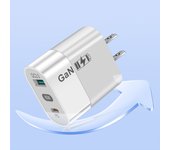 65W GaN PD Fast Charging USB Charger QC3.0 Type C EU/US Wall Adapter For iPhone 15 Xiaomi Samsung Portable Mobile Phone Charger