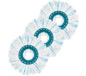 1/3/6 Replacement Head Mop for Leifheit Clean Twist Disc Mop/Ergo, Compatible with Leifheit Floor Mop Replacement Cover