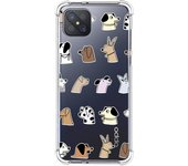 Tumundosmartphone Funda Silicona Antigolpes para Oppo Reno 4Z 5G diseño Perros Dibujos