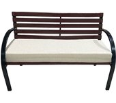TIENDA EURASIA - Cojin Banco de Exterior, Funda de Loneta con Cremallera Lavable, Relleno de Esponja de Alta Densidad y Grosor