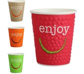 MONOUSO | Vaso Cartón "Enjoy" 9Oz/270ml Ø8,0cm (1050 Uds)
