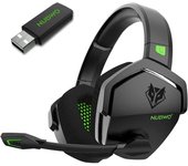 NUBWO G06 Dual Wireless Gaming Headset with Microphone for PS5, PS4, PC, Mobile, Switch, 2.4GHz Bluetooth 5.3 Gaming Headphones