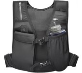 Chaleco de running para hombre y Mujer, Correa de pecho ajustable, Chaleco de heldratación para Corver, transpirable, reflectante, impermeable