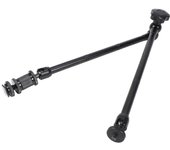 20Inch Adjustable Articulating Friction Magic Arm with Hot Shoe Mount for LED Light DSLR Rig LCD Monitor