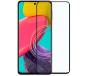 Ociodual Protector de Pantalla Cristal Templado Negro para Samsung Galaxy M53 5G, Vidrio Premium con Borde Redondo Antigolpes 9D 9H 0.3mm