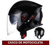 Motorcycle double lens half helmet for men and women motorcycle four seasons three-quarters helmet 3c certified electric cruise