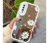 Chrysanthemum Fasion Phone Case for Samsung Galaxy A54 A53 A52 A50 A34 A33 A32 A31 A23 A22 A11 A04 A03 5G Makeup Mirror Coque