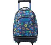 Totto Mochila escolar ruedas Tiza -Dimensiones:32 x 45.5 x 18 cm-Material:Poliester reciclado